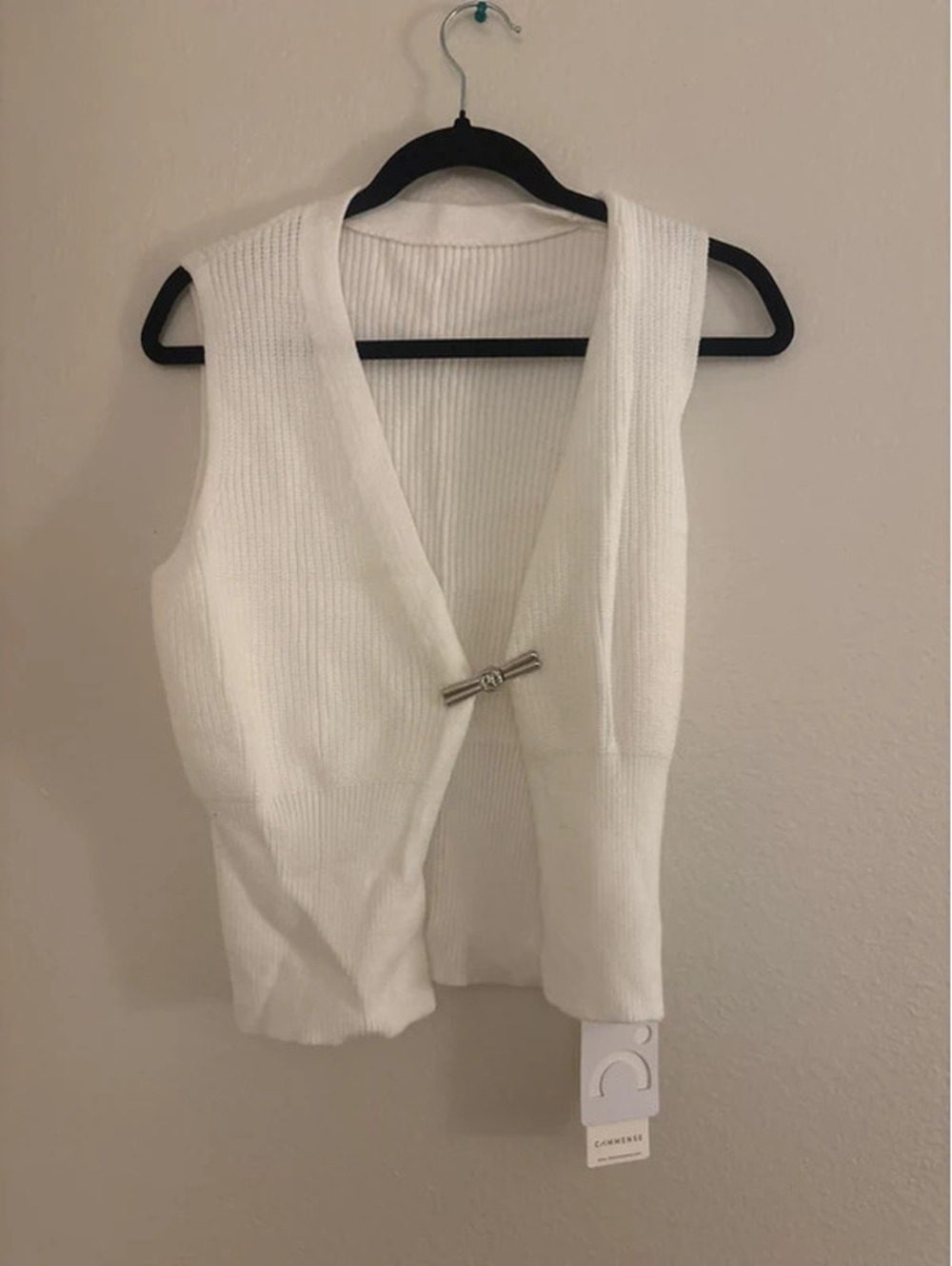 Commense NWT white vest